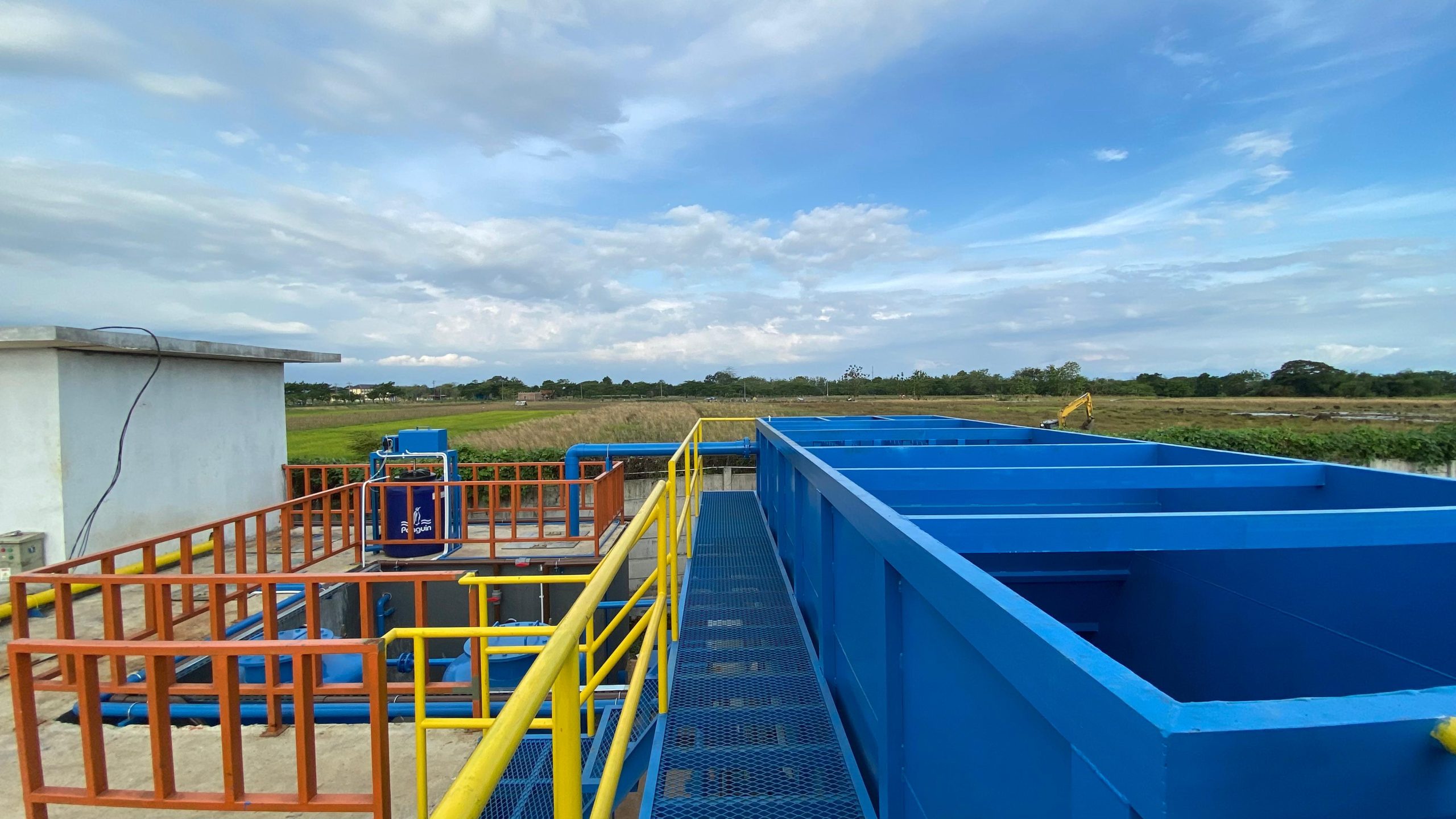 Instalasi WWTP di PT Jiawe Indonesia